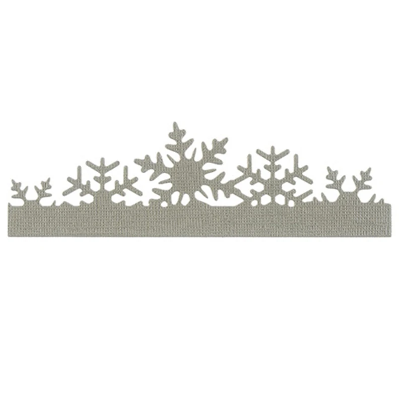 

YaMinSanNiO Snowflakes Border Metal Cutting Dies for Scrapbooking Card Making Album Embossing Crafts Die Cut Mat New 2019