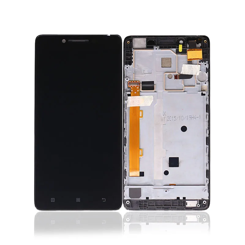 

LCD for Lenovo A6000 Display Touch Screen Digitizer for Lenovo A6000 LCD Panel with Frame Black Replacement Free Shipping