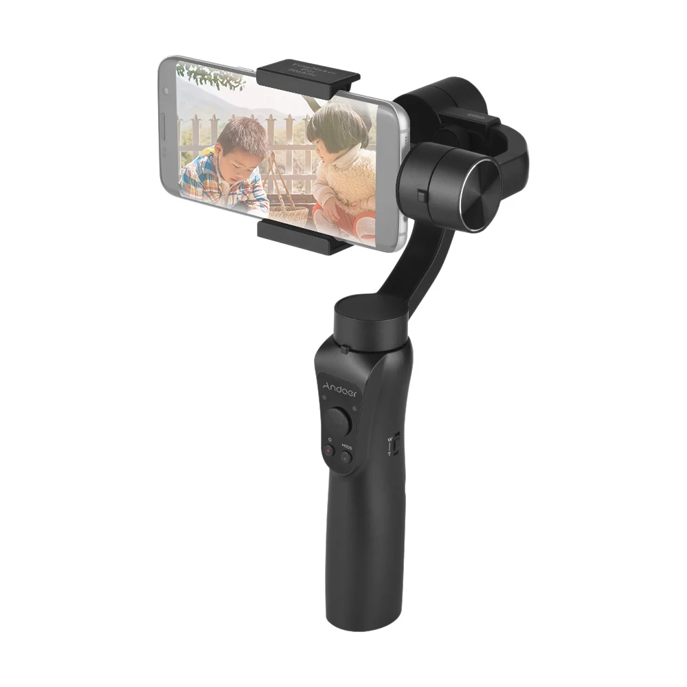 

Andoer S5 3-Axis Handheld Gimbal Stabilizer Panoramic & Horizontal & Vertical Shooting for Smartphones for GoPro Action Camera