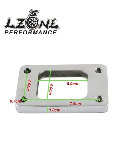 

LZONE - New Stainless Steel 304 T25 T25/T28 Turbo Charger inlet Manifold Flange gasket JR2528-SS