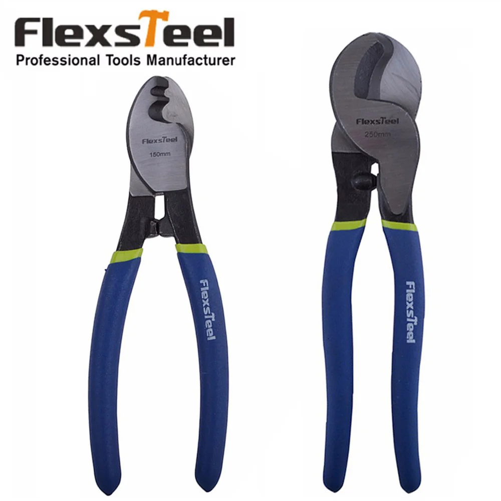

Flexsteel 6 inch/10 inch Cable Cutter Wire Cutter Cutting Copper Cutting Capacity 8mm/22mm2 for Professional Electricians