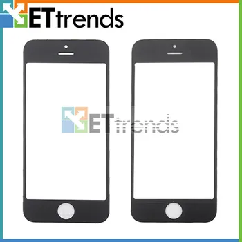 

50PCS/LOT Touch Screen for iPhone 5/5s/5c Front Glass Lens+ Front LCD Digitizer Screen Glass+Outer glass free shipping by DHL