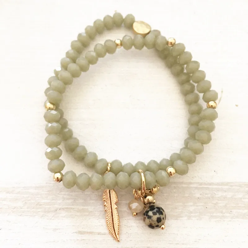 

Dongmu jewellery New retro style handmade Fashion Beaded Crystal Bohemia shell Heart Summer Exquisite Women Day Gift