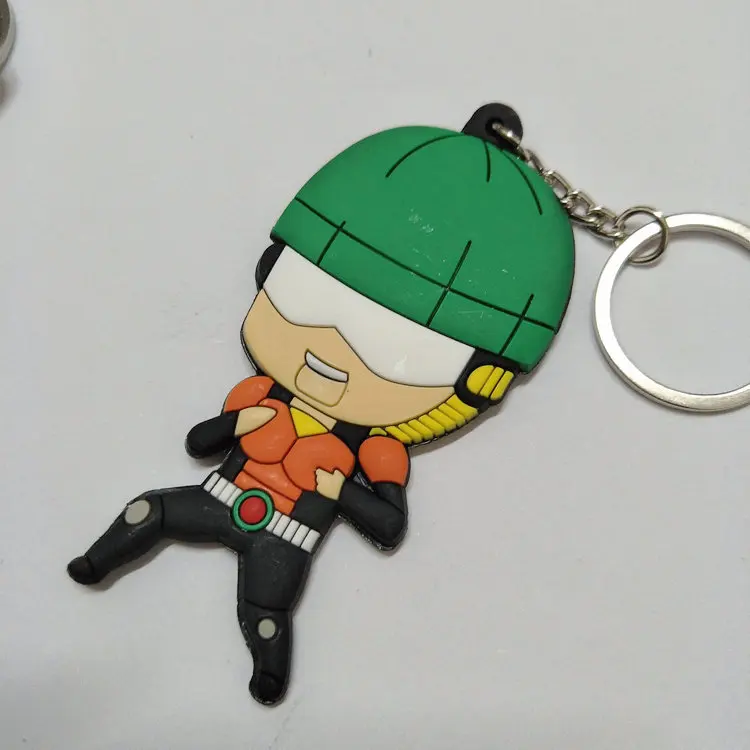 Аниме Хэллоуин двухсторонний Мягкий Каучуковый брелок ONE PUNCH MAN Saitama модель
