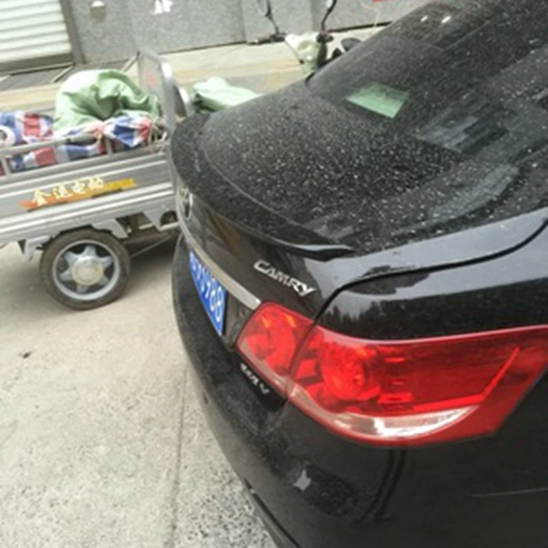 

MONTFORD Car Accessories ABS Plastic Unpainted Color Rear Trunk Boot Wing Lip Spoiler For Toyota Camry 2007 2008 2009 2010 2011