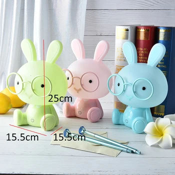 

Lovely Modern Cute Rabbit Night Light Led Night Lamp Baby Bedroom Lamp Christmas Gift Bedside Decor Kids Glasses Rabbits Lights