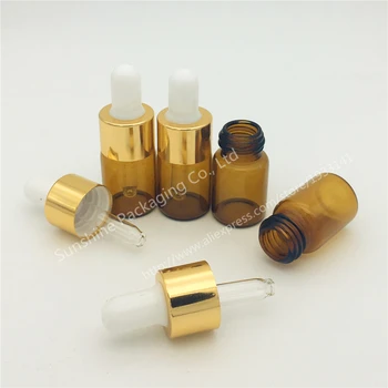 

Free shipping 50PCS 5ML Amber Glass Reagent Eye Dropper Drop Aromatherapy Liquid Pipette Bottle