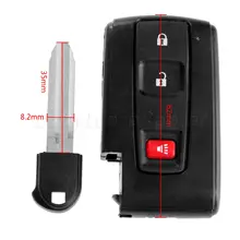 For Toyota Prius Fob 2+1 Buttons Replacement Keyless Entry Smart Remote Key Fob Shell Case W/ Blade For Toyota Prius 2004-2009 For Toyota Prius Fob 2+1 Buttons Replacement Keyless Entry Smart Remote Key Fob Shell Case W/ Blade For Toyota Prius 2004-2009