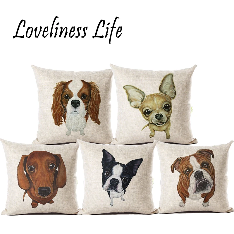 Fashion Nordic Houseware Home Decor Cojines French Bulldog ...