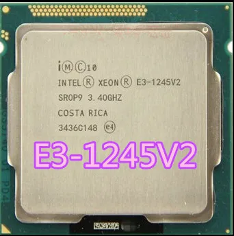 Intel Ксеон E3-1245V2 E3 1245 V2 4 ядра Процессор процессор 3,4 ГГц LGA 1155 8 Мб SR0P9 E3-1245V2