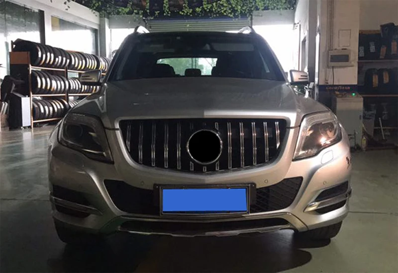 X204 GT гриль для Mercedes GLK класс X204 5-дверный внедорожник 2012- GLK200 GLK250 GLK300 GLK350 GT R GTR Стиль передний капот решетка