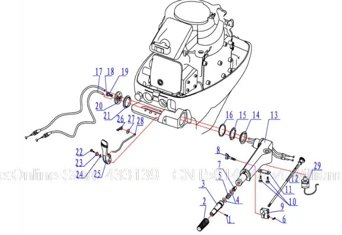 Кронштейн поворотного кулака компонент для hidea HD15F 18F