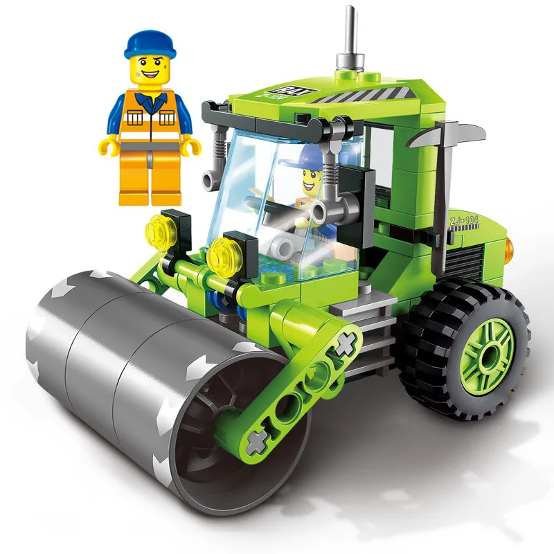 4 Type Civilized City Sweeper Legoings Assembled Model Building Blocks Toy Kit DIY Educational Children Birthday Gifts 102pcs 4 Type Civilized City Sweeper Legoings Assembled Model Building Blocks Toy Kit DIY Educational Children Birthday Gifts 102pcs