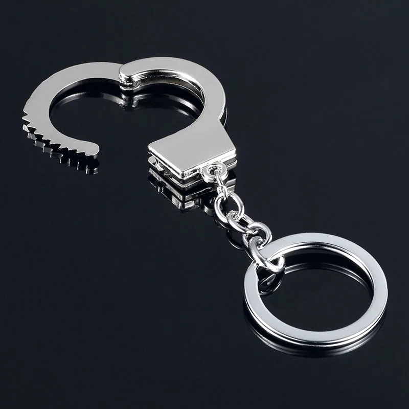 Metal Keychain Hot Sale Key Holder Simulation Handcuffs Model Car Key