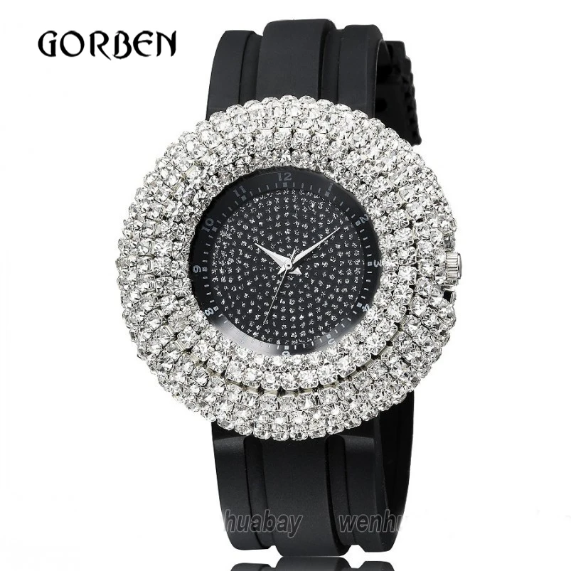Prix pour Mode Blingbling Cristal Femmes montres Marque Femmes Silicone Quartz Analogique Sport Montre Dames Heure Robe Relogio Feminino Prix pour Mode Blingbling Cristal Femmes montres Marque Femmes Silicone Quartz Analogique Sport Montre Dames Heure Robe Relogio Feminino