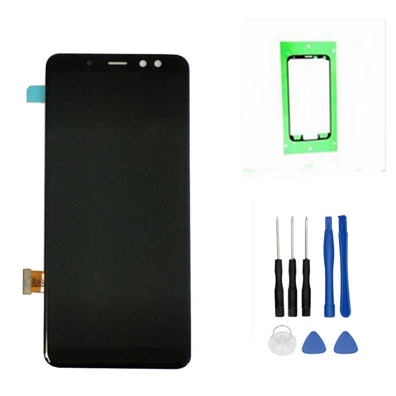 Super AMOLED ЖК дисплей для Samsung Galaxy A530 A8 2018 сенсорный экран с дигитайзером в сборе 5 6