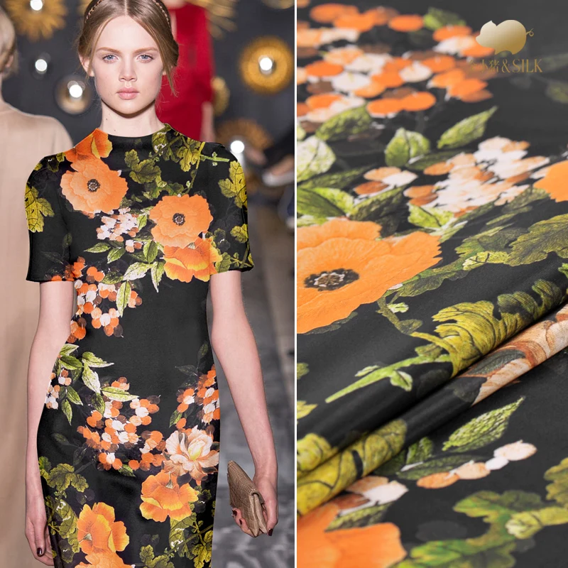 

110cm anti-wrinkle heavy silk fabric 30mm silk heavy crepe fabric luxury matt clothing dress fabric wholesale silk cloth