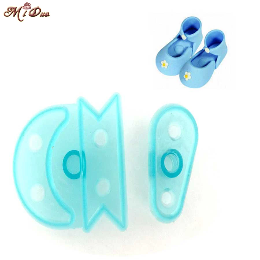 Baby Shoe Cutters Fondant Tool Sugarcraft Cake Decorating Fondant Icing