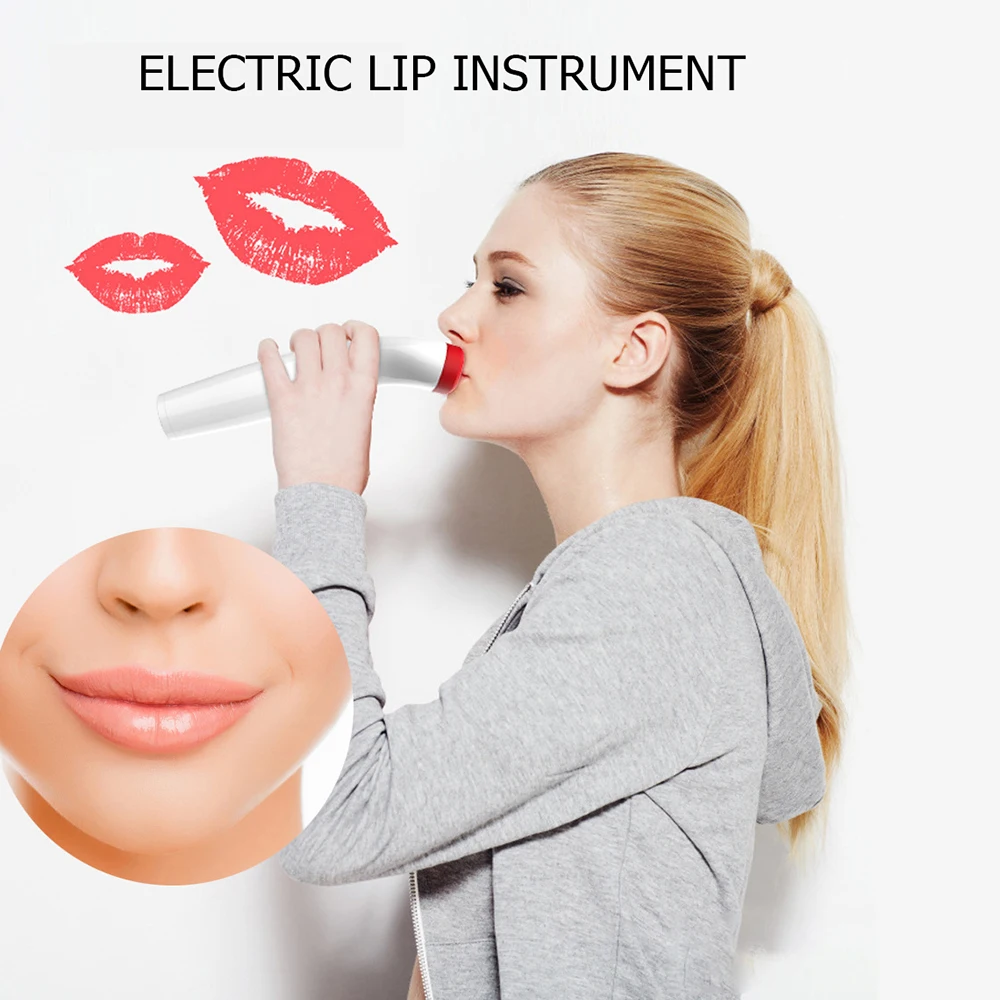 Silicone Lip Plumper Device Electric Automatic Lip Plump Enhancer Care Tool Voluminizador De Labios Bigger Fuller Lips Enlarger