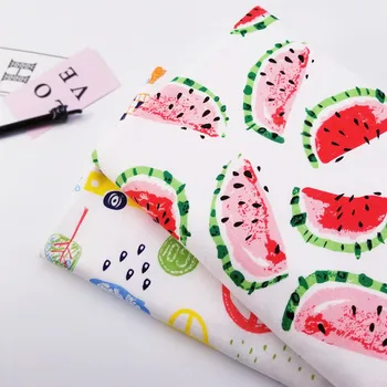 

100% Combed Baby cotton Fabric Printed cotton jersey Cloth by half meter DIY sewing baby clothing cloth 50*170cm