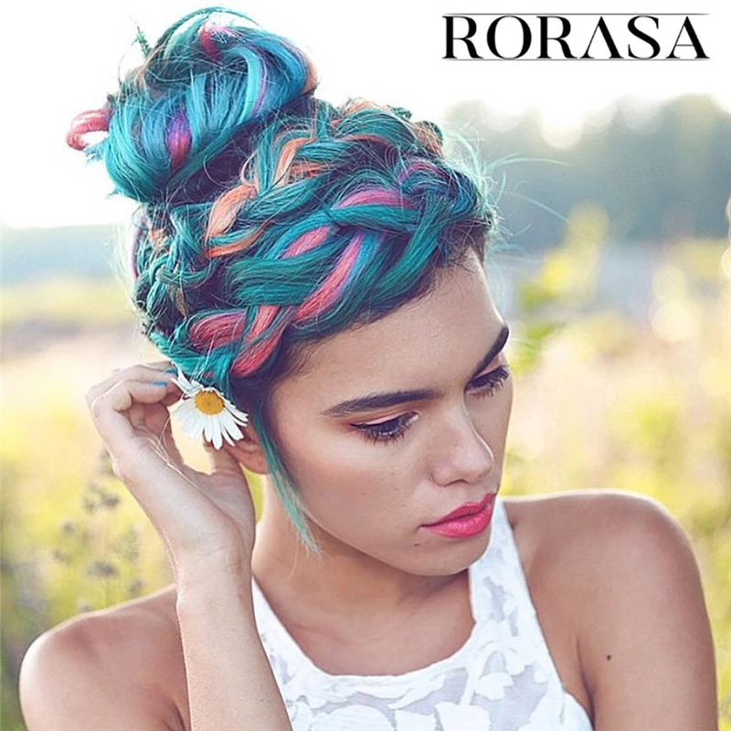 Hair Color Wax Cream Pastel Hairstyles Temporary Hair Dye Gel Mud Paint Mud Colored Creme Green Silver Coloring Waxs Unisex Hair Color Aliexpress