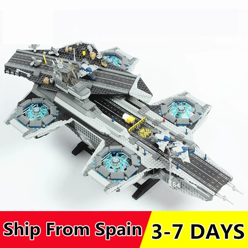 

Super Heroes Series The SHIELD Helicarrier Building Blocks 2996PCS Compatible with 76042 07043 Toys Bricks