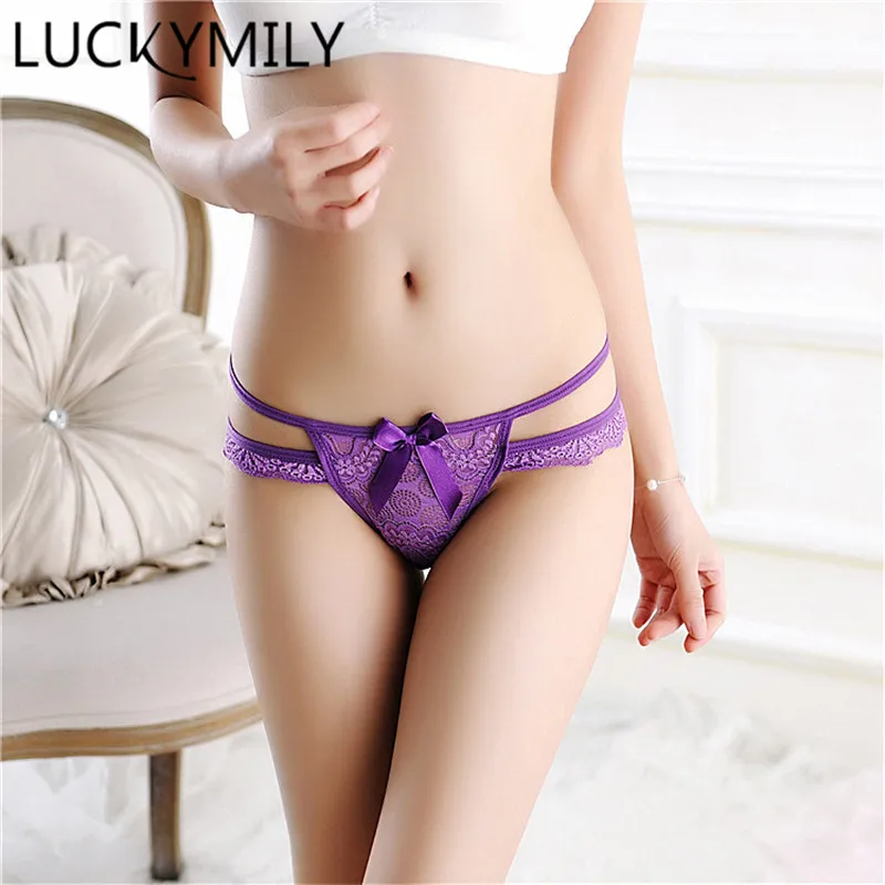 Luckymily 2018 новый дизайн женское нижнее белье Сексуальная кружевная полая стринги