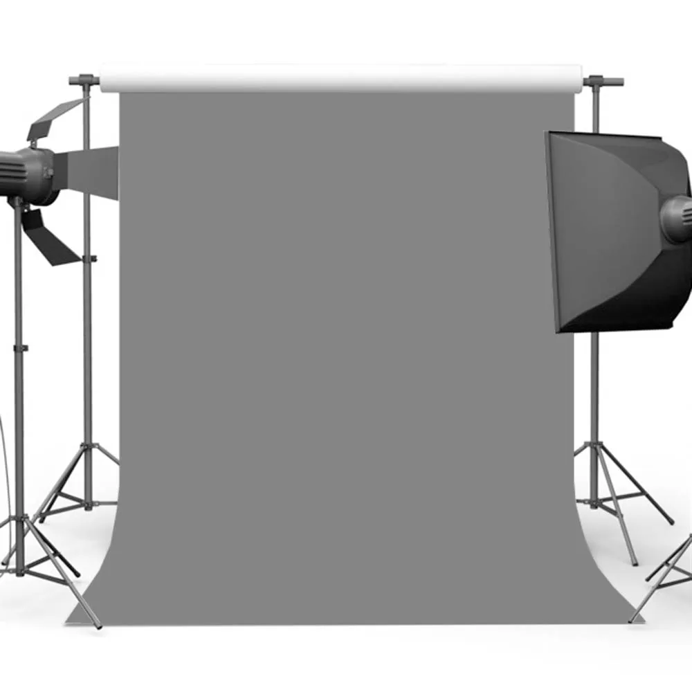 

Pure Storm Gray Photography Backdrop Solid Color Background Portrait Photo Studio Photoshoot Prop Photocall