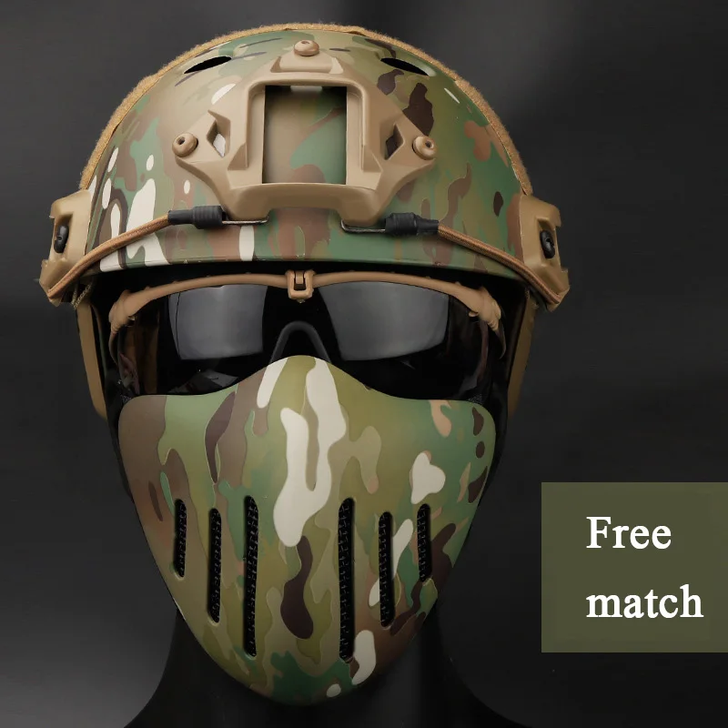 

Military Airsoft Panitball Mask Half Face Breathable Army Tactical Combat Masks Outdoot Hunting Shooting CS Sports Mask