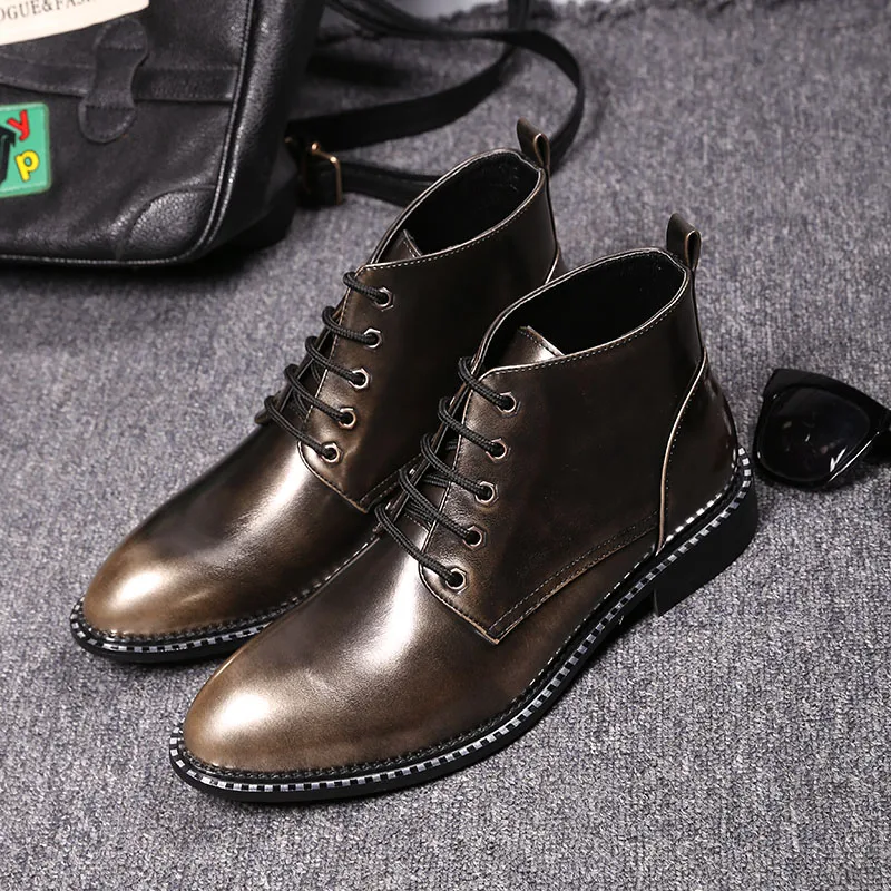 mens high boots fashion