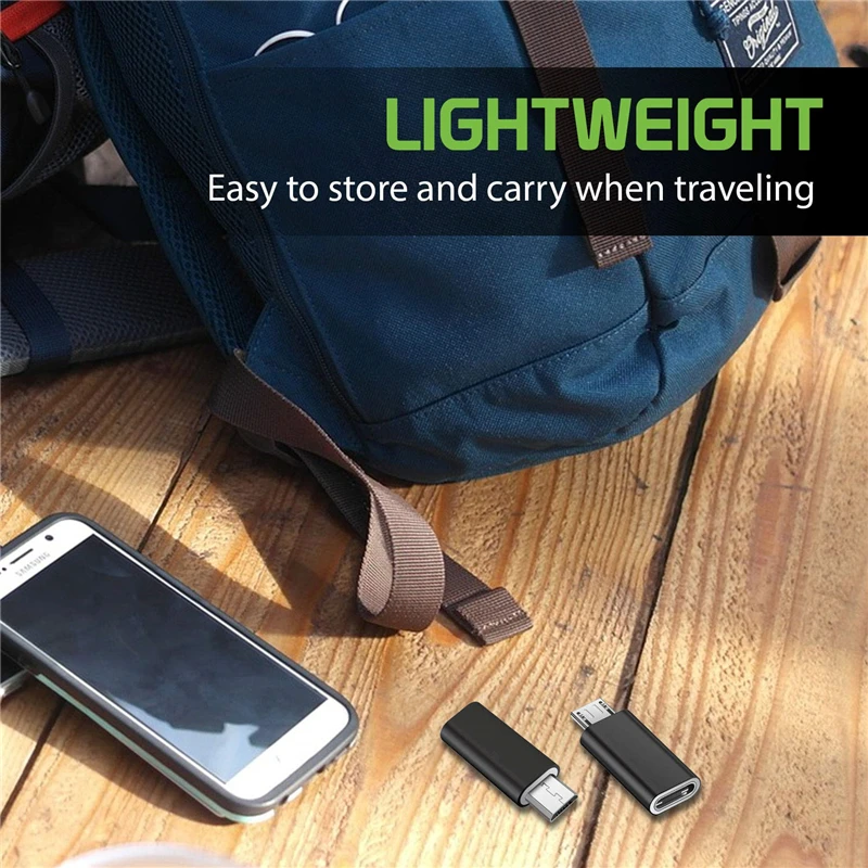 3PCS Type C To Micro USB Android Phone Cable Charger Converter for Samsung Xiaomi Huawei Usbc To Microusb Usb Charging Adapter