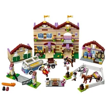 BELA 10170 Friends Series летние модели для верховой езды, модели строительных блоков, кирпичи, Обучающие фигурки, игрушки для детей