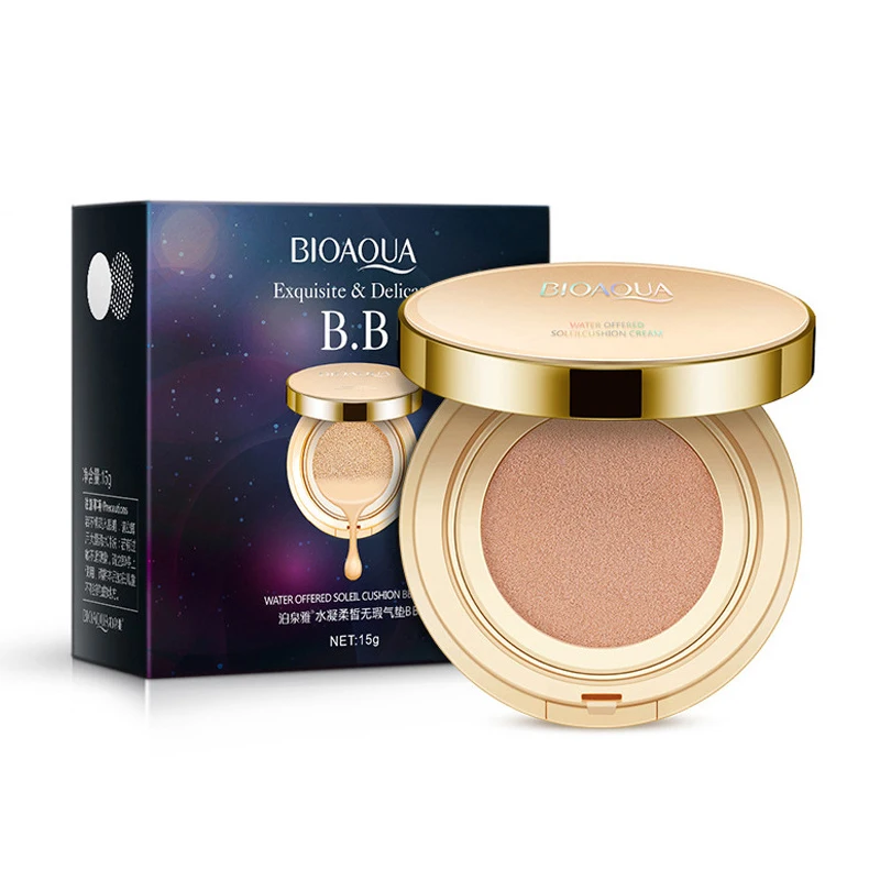 natural color BIOAQUA Innocent air cushion BB крем увлажняющий консилер изолированный естественный "нюд" Макияж BB крем косметика TSLM1 - Цвет: natural color