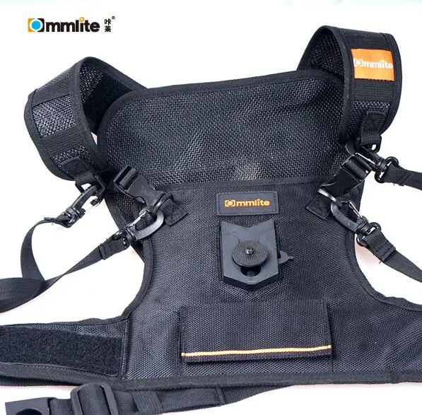 Commlite Rain Proof Camera Carrying Vest Holder Quick Release Strap for