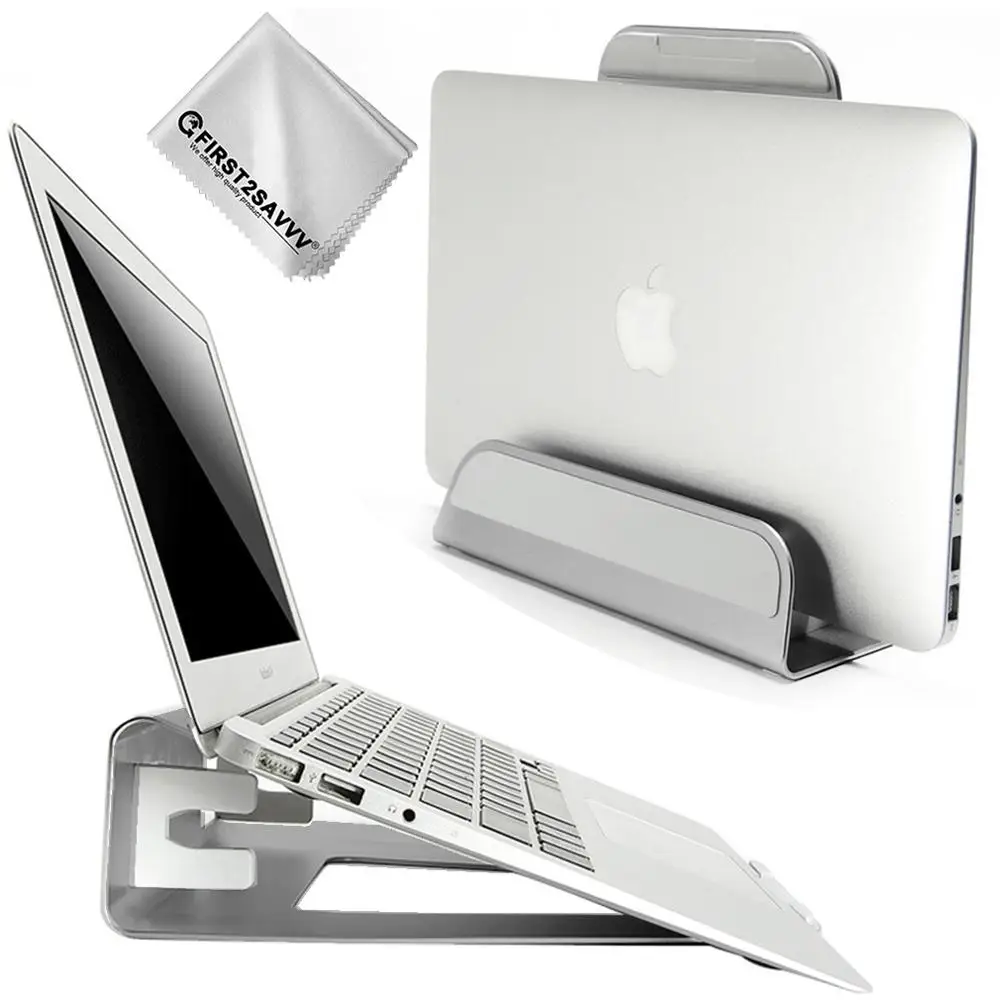 

Vertical Laptop Stand/Notebook Stand, Aluminium Desktop Stand for Apple MacBook, MacBook Air and Other Notebook Laptop PC