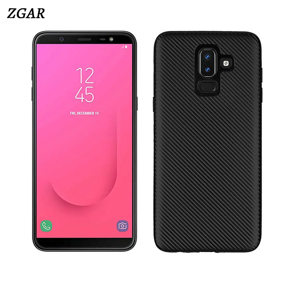 Back Case for Samsung Galaxy J8 Soft Plain Fitted Covers ZGAR Celular ...