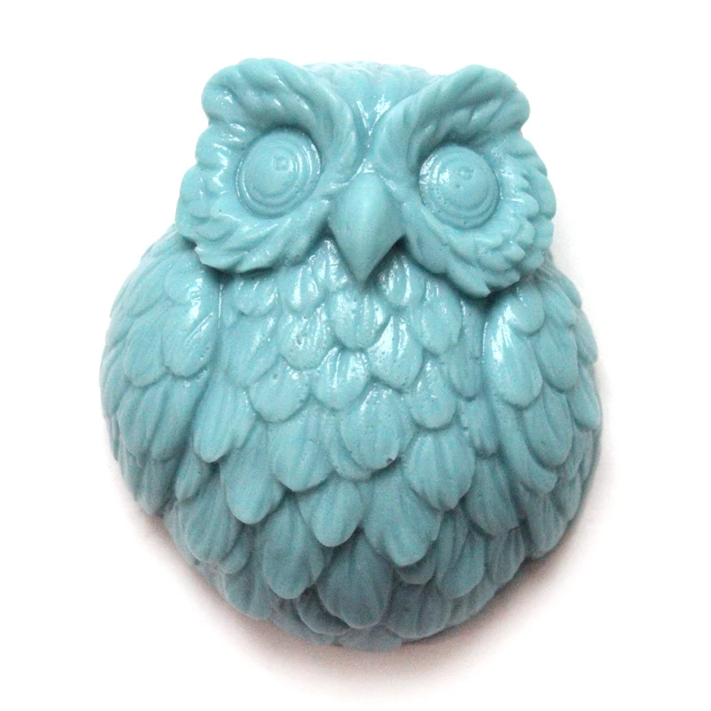 

Nicole R1260 Owl Shape Silicone Soap Mold Handmade Soap Mould