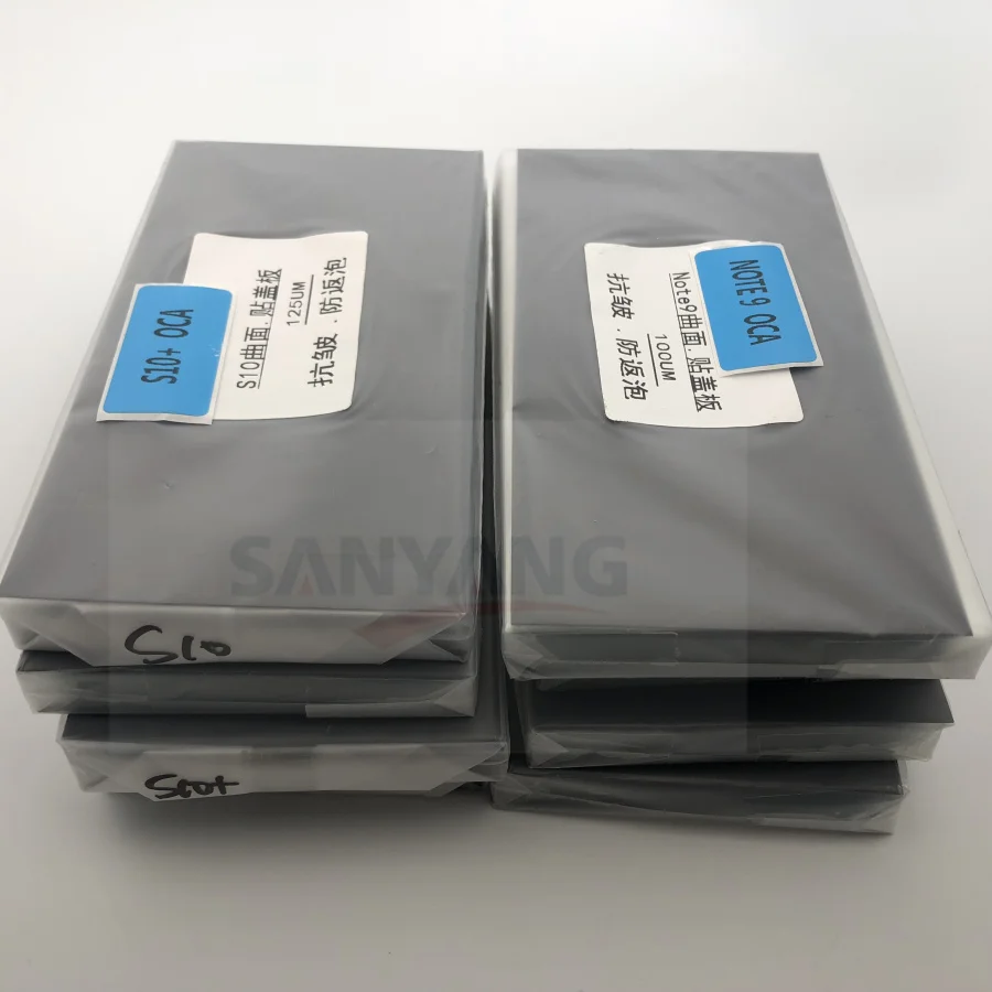 OCA Оптический прозрачный клей для SAMSUNG S7 S8 S9 plus NOTE 8 9 сенсорного экрана стеклянная