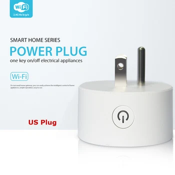 

Smart Wifi Socket Mini US Power Plug Mobile APP Remote Control Power Strip Timing Switch for Home Automation Electronic System