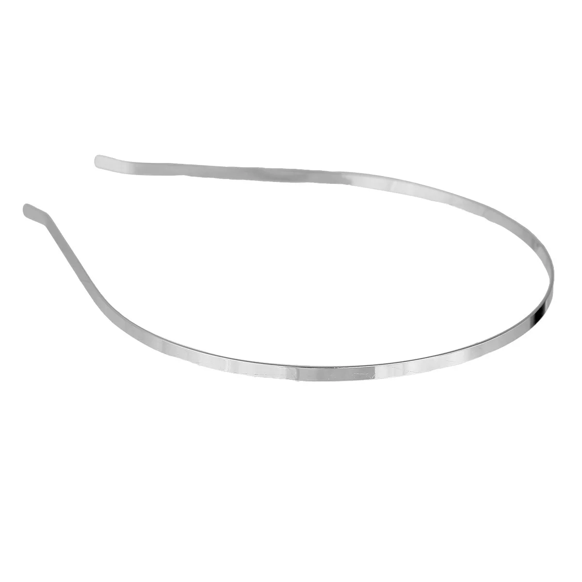DoreenBeads 10 шт. 14 5 см x 11 тусклый серебристый цвет фотоободок для волос ширина 4 мм