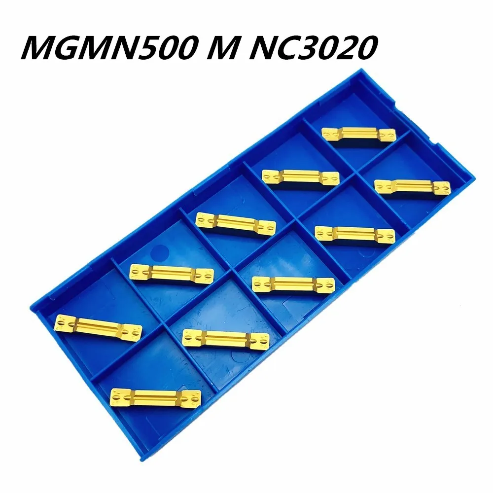 

20Pcs MGMN500 M NC3020 5mm grooving carbide inserts MGMN500 lathe cutter turning tools Parting and grooving tool Parting off