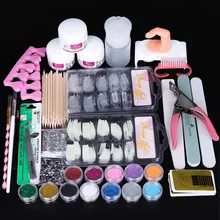 Горячая новинка профессиональная акриловая блестящая пудра Кисть для ногтей ложный палец насос инструменты для дизайна ногтей набор красоты и Прямая