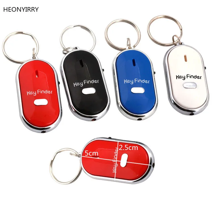 

Mini Anti-lost Whistle Key Finder Flashing Beeping Remote Kids Key Bag Wallet Locators Child Alarm Reminder Drop Shipping