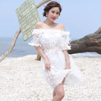 

Swimsuit Women Two Pieces Swimming Costume Fused With Cups Separate Swimwear Female 2019 Super Fairy Nethong Three Piece Bikini