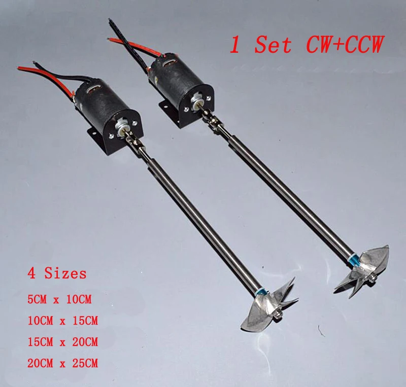 

1SET Shaft Motor Transmission Device Kits Large Thrust Modifying Metal Propeller Power for RC Speedboat Fishing Bait Boats