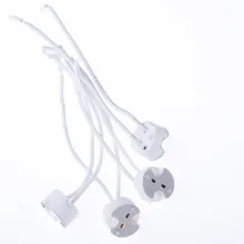 10 шт./лот MR11/MR16/GU5.3/G4 держатель лампы Керамика база проволокой разъем для светодиодный и галогенные лампы