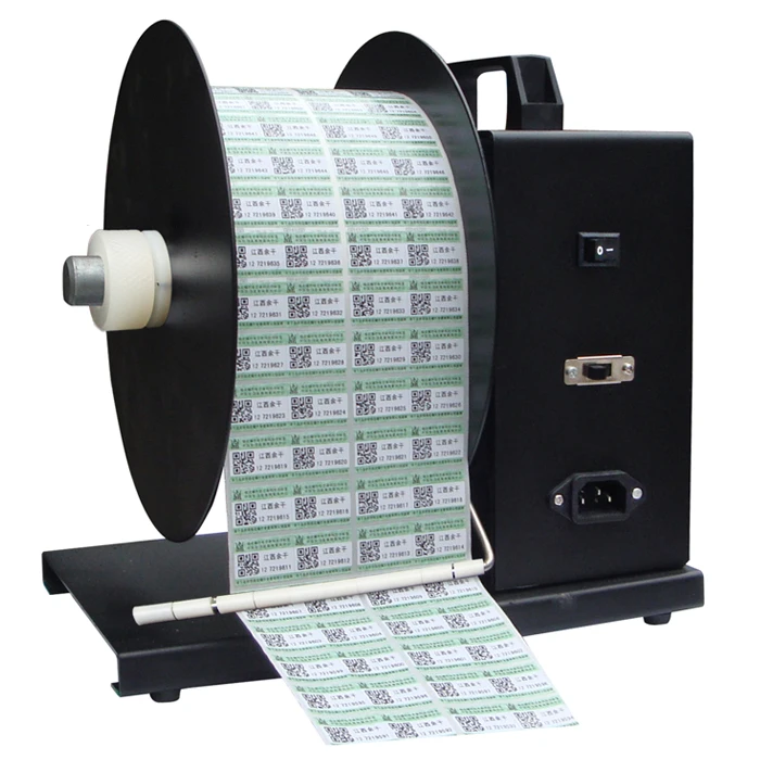 210mm Automatic Sticker Label Rewinder rewinding machine For Barcode