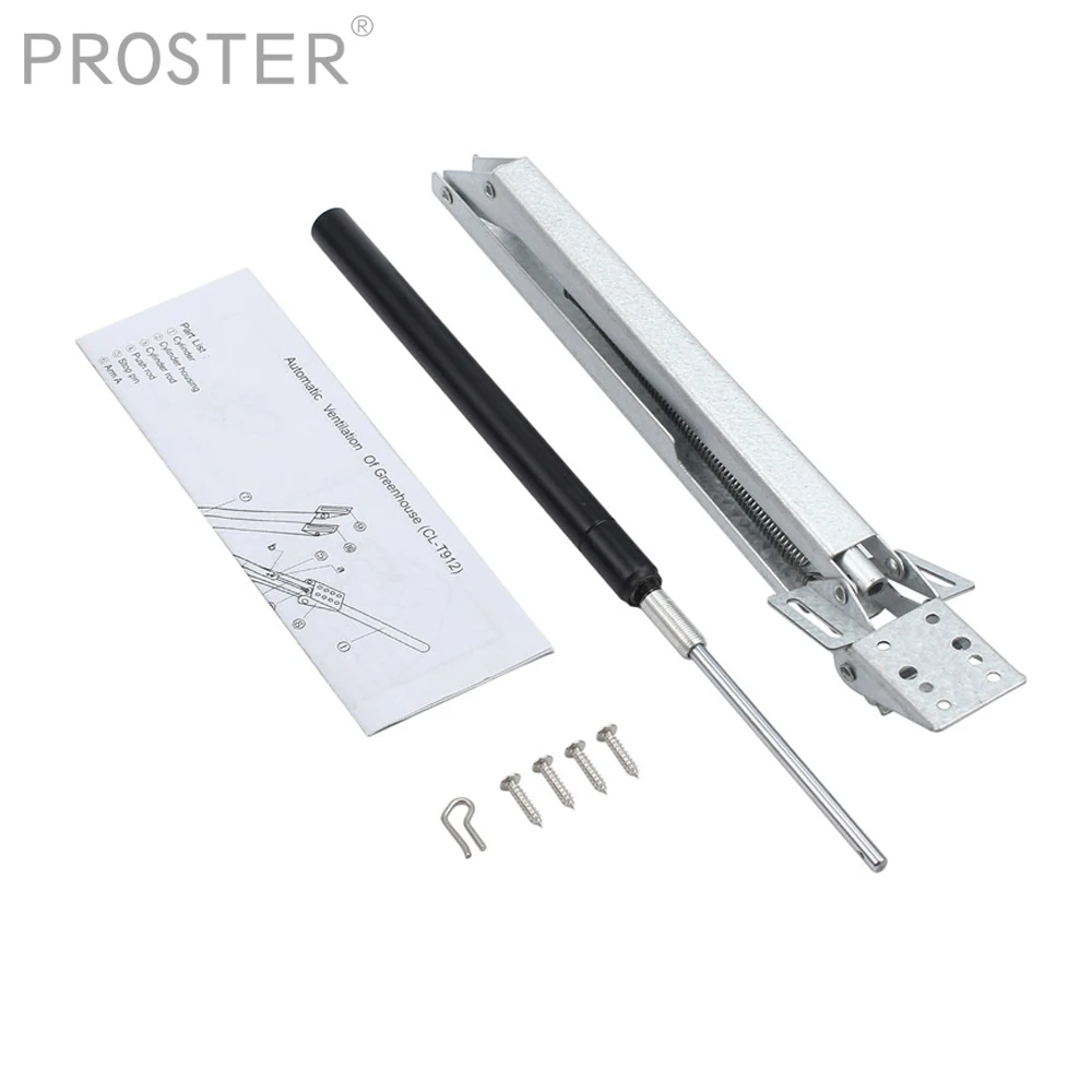

Proster Automatic Window Opener Solar Heat Sensitive Automatic Thermo Greenhouse Vent Window Opener Maximum 45cm Windows Opening