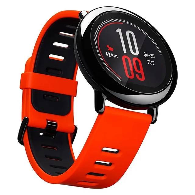 Умные часы Huami Amazfit Pace, Bluetooth 4,0, спортивные Смарт-часы, gps, пульсометр, Интеллектуальный монитор AMAZFIT, Смарт-часы F2 - Цвет: Red