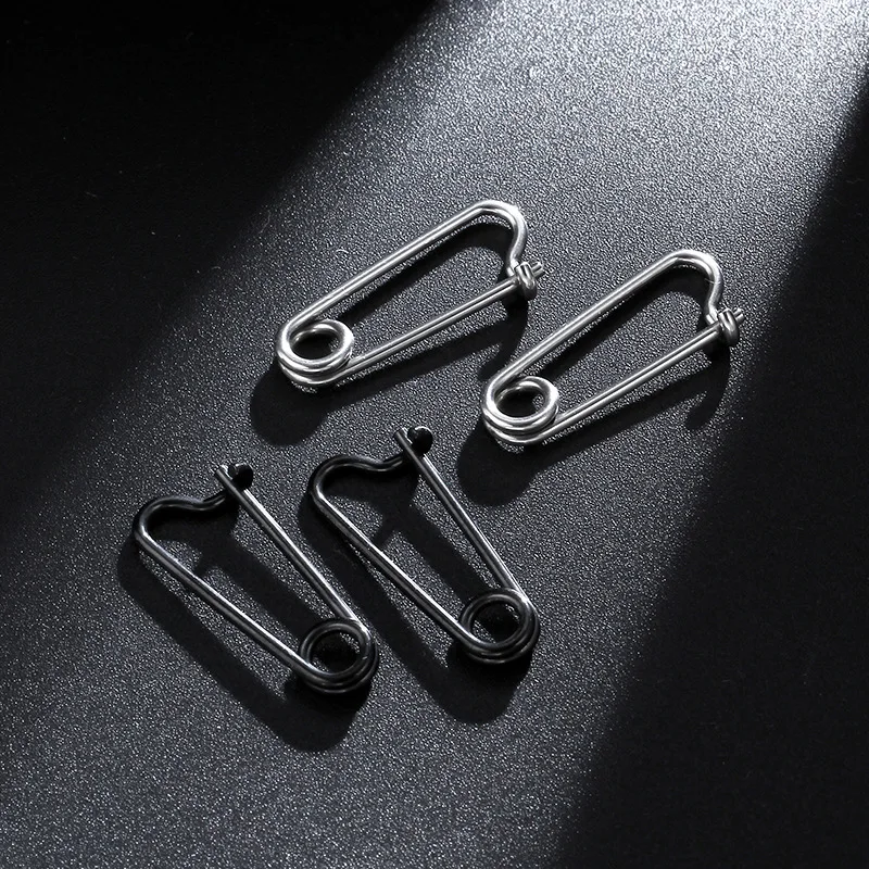 

Titanium steel clip earrings for Halloween fun geometric ornaments